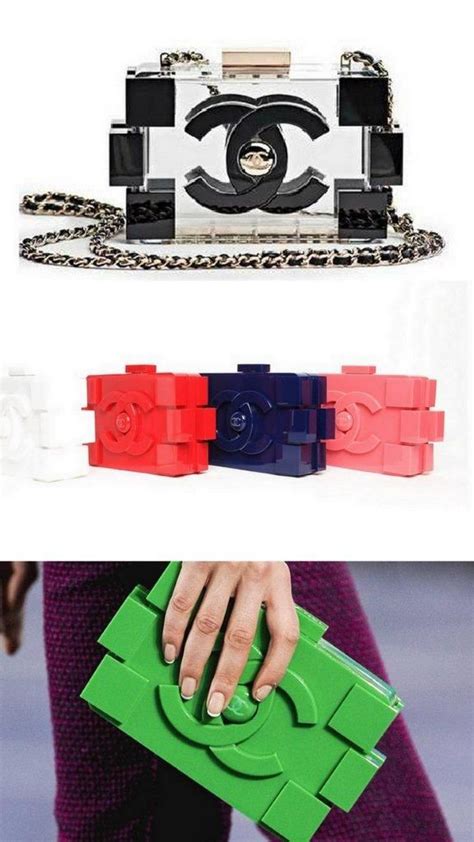 chanel lego block clutch price|Chanel Lego clutch bag.